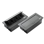 پریز توکار کابینت مدل سه پریز سارو Plug-L3