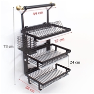 ابچکان دیواری 3 طبقه البا کد A1052