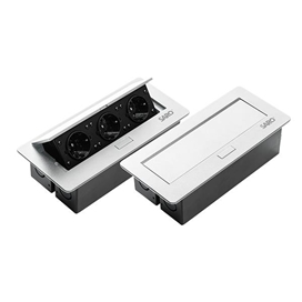 پریز توکار کابینت مدل سه پریز سارو Plug-L3