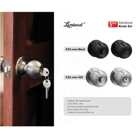 دستگیره گرد درب لومباردی KS2-Mini